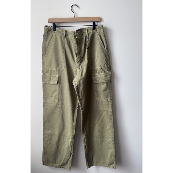 NWOT ZARA WOMEN'S STRAIGHT LEG CARGO PANTS - Picture 1 of 1